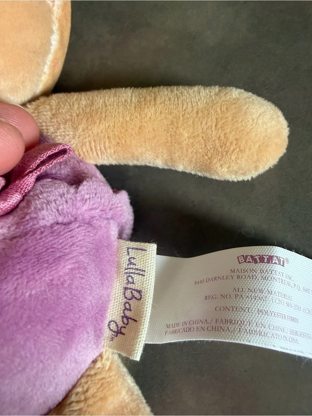 LullaBaby Purple Ballerina